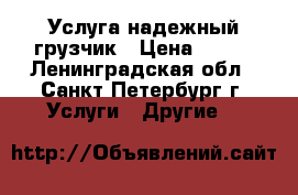 Услуга надежный грузчик › Цена ­ 250 - Ленинградская обл., Санкт-Петербург г. Услуги » Другие   